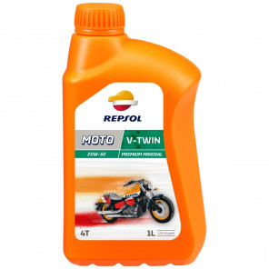 Repsol Motorrad Motoröl MOTO V-TWIN 4T 20W50 1 Liter